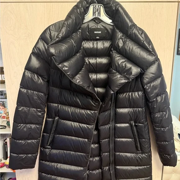 Mackage Women's Sleek Black Puffer Jacket